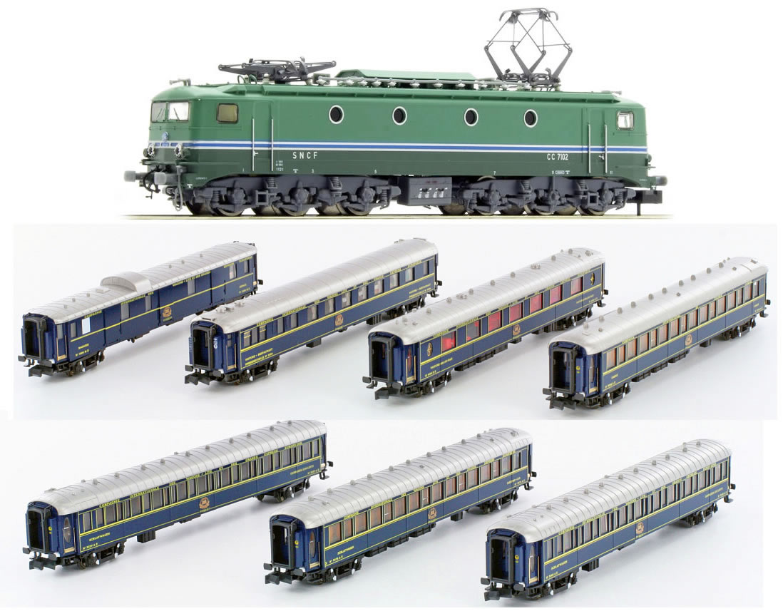 Kato HobbyTrain Lemke K23218 - Le Train Blue 8 Piece Orient